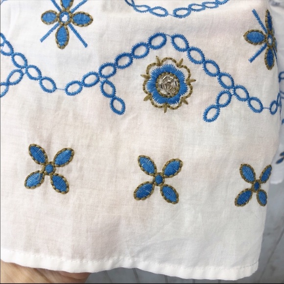 Pure Collection Peasant Top - Picture 2 of 3